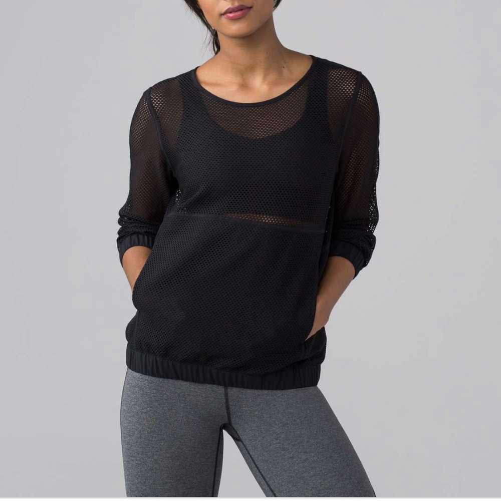Lululemon Mesh on Mesh Pop Over Top